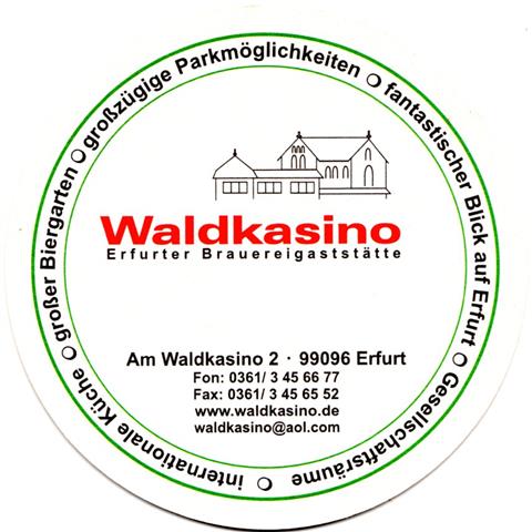 erfurt ef-th waldkasino rund 1-2a (215-waldkasino-schwarzrot)